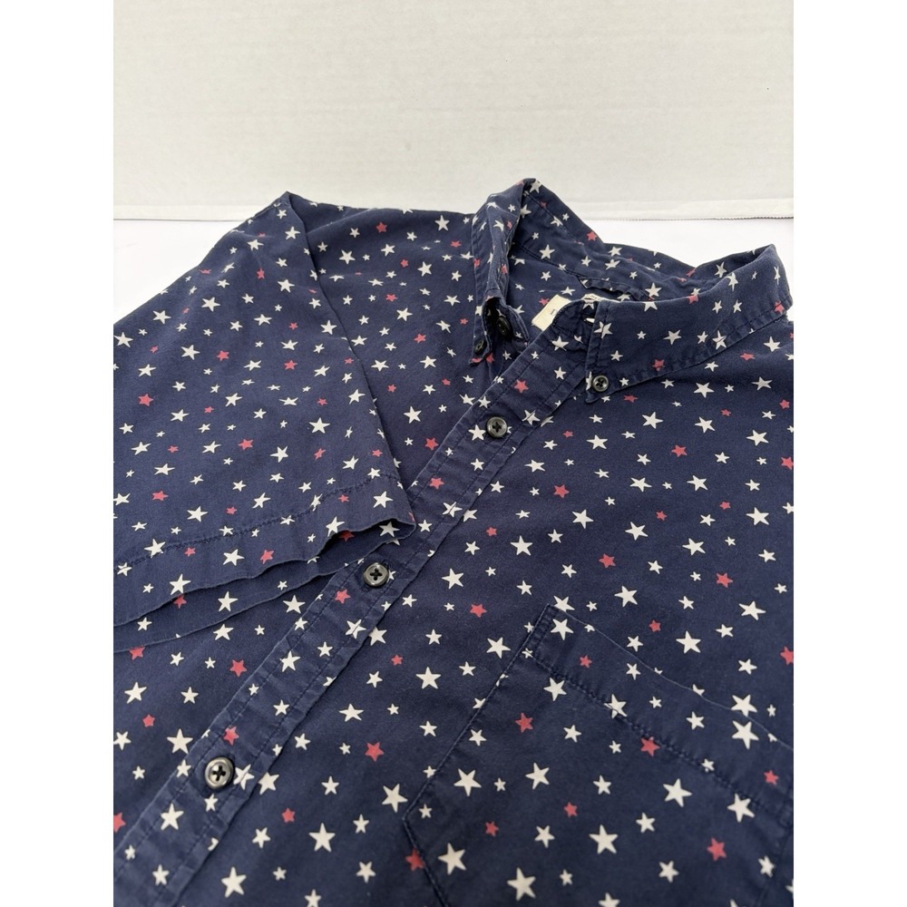 Denim‎ Supply Ralph Lauren Shirt Navy Star Regular Fit Sz XXL USA Patriotic 4th